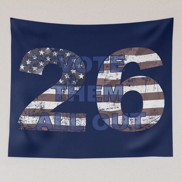 Item preview, Vote Them Out 2026 – Political Protest Art designed and sold by Phat Dog Designs .