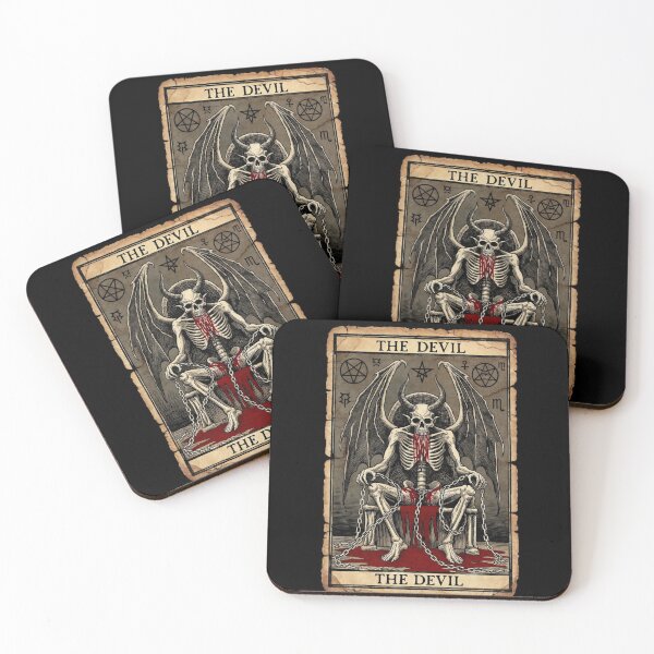 Artikelvorschau, Das Teufels-Tarot entworfen und verkauft von MakarenaCreate.