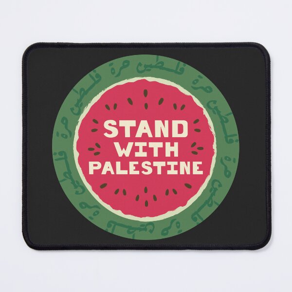 Item preview, Free Palestine Watermelon Arabic designed and sold by Rubyfruit Press.