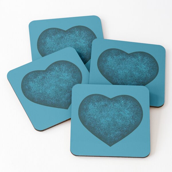 Item preview, Spotted heart of turquoise color designed and sold by Cherevan.