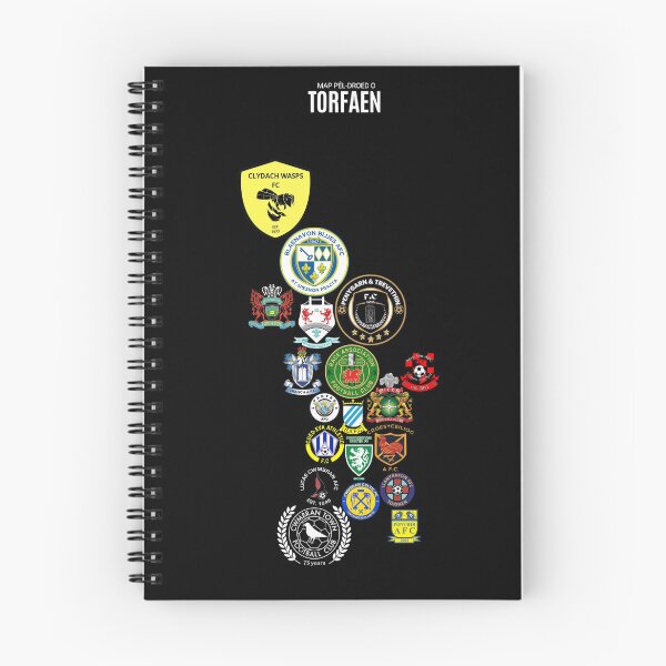 Item preview, Map Pêl-droed o Torfaen designed and sold by Footy-Maps.