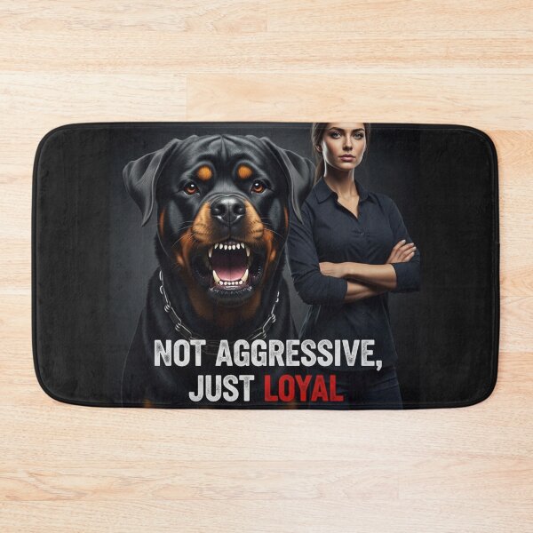 Item preview, Not Aggressive, Just Loyal designed and sold by PetJoyPrintsCO.