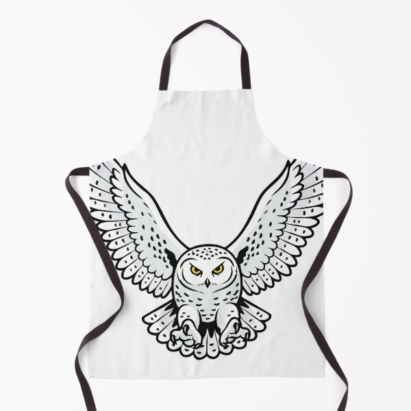 Item preview, Snowy Owl Flight Attack Mascot Owl designed and sold by PixelStudioBe.