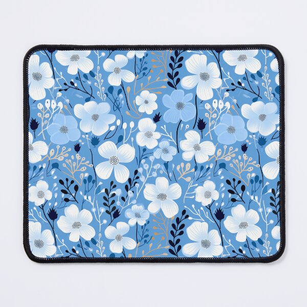 Item preview, Blue Florals 43 designed and sold by Dawne's Designs.