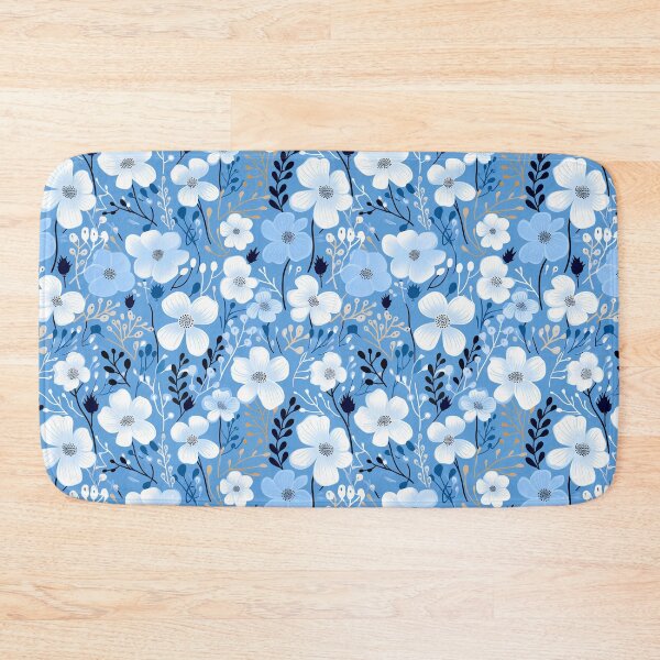 Item preview, Blue Florals 43 designed and sold by Dawne's Designs.
