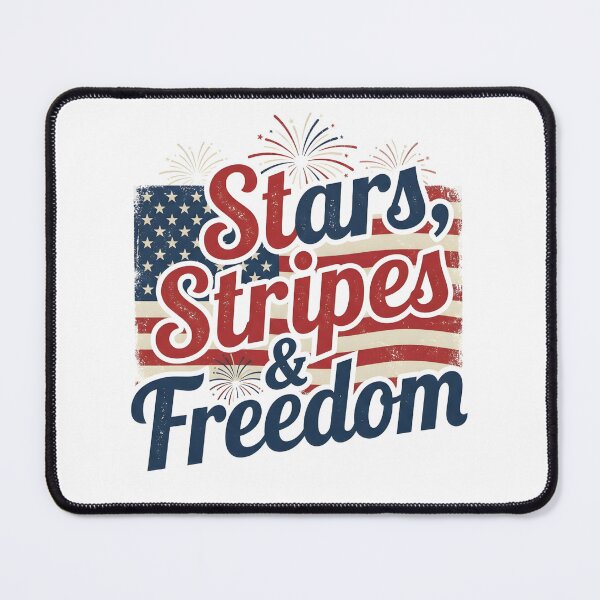Item preview, Stars, Stripes & Freedom – Vintage 4th of July Patriotic Design designed and sold by relso.