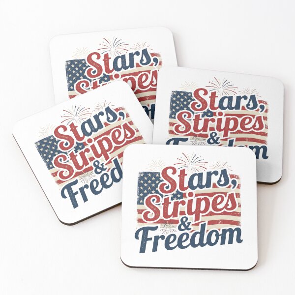 Item preview, Stars, Stripes & Freedom – Vintage 4th of July Patriotic Design designed and sold by relso.