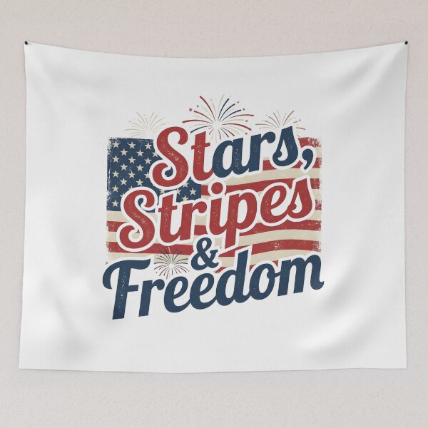 Item preview, Stars, Stripes & Freedom – Vintage 4th of July Patriotic Design designed and sold by relso.