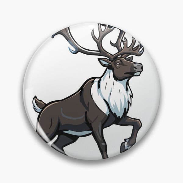 Item preview, Arctic Caribou Reindeer Nordic Mascot designed and sold by PixelStudioBe.