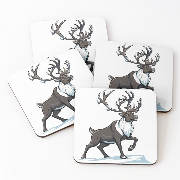 Item preview, Arctic Caribou Reindeer Nordic Mascot designed and sold by PixelStudioBe.