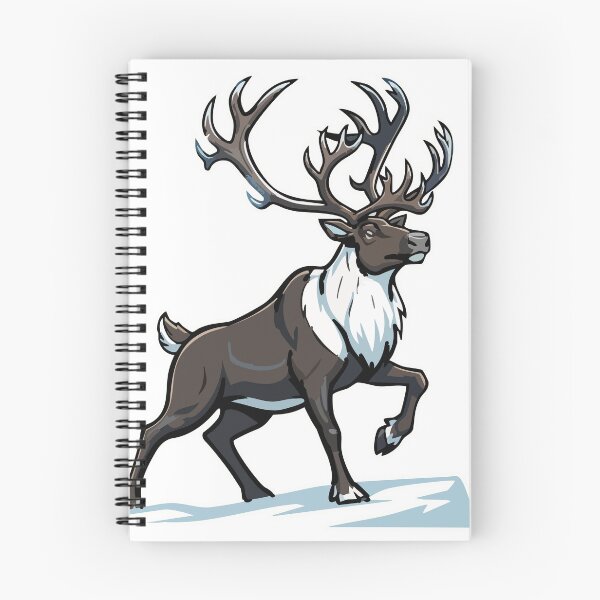 Item preview, Arctic Caribou Reindeer Nordic Mascot designed and sold by PixelStudioBe.