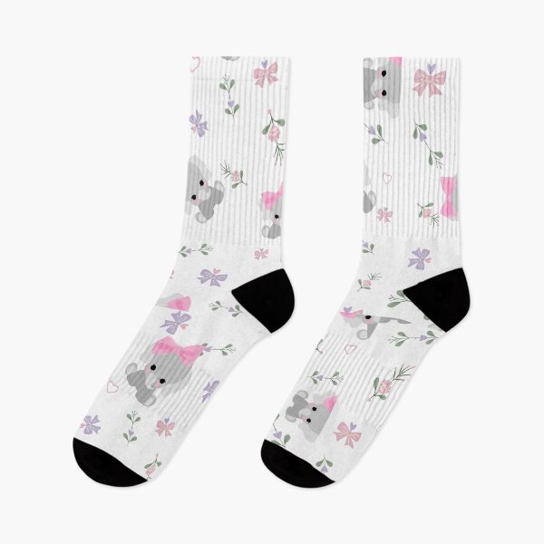 Item preview, Cute Baby Elephant Seamless Pattern designed and sold by ChathuStrokes.