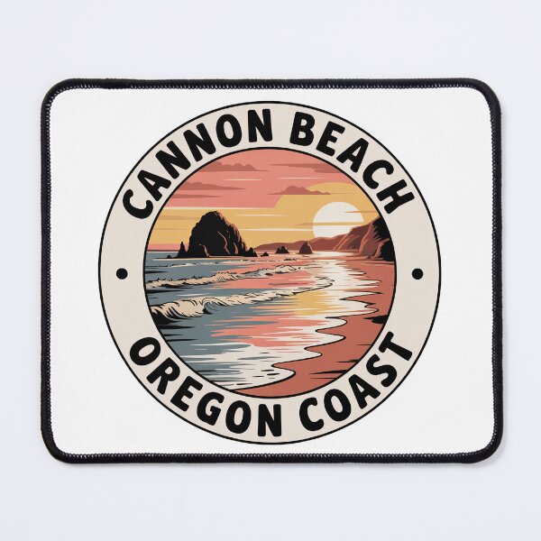 Item preview, Cannon Beach Oregon Coast - Vintage Pacific Northwest Travel Badge designed and sold by pod24.