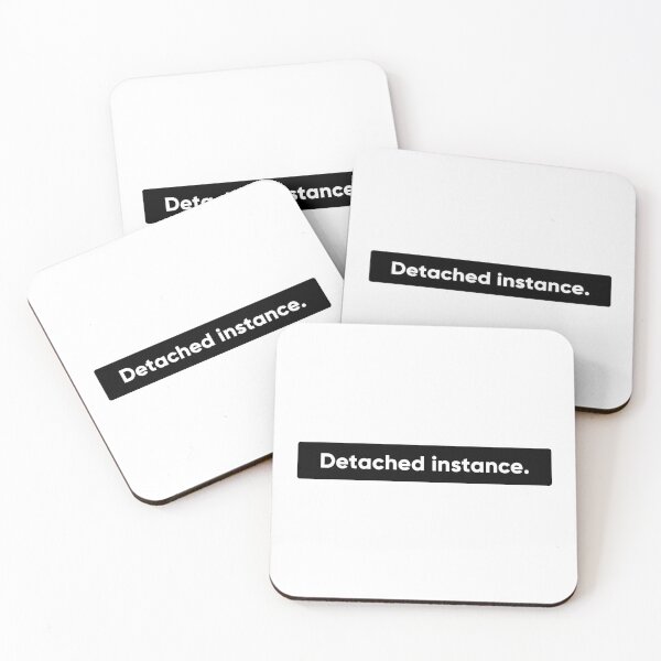 Item preview,  Detached Instance - Minimalist Black Bar UI/UX Violation & Design Ops Gag Gift- One line quote designed and sold by Artio-ArtShop.