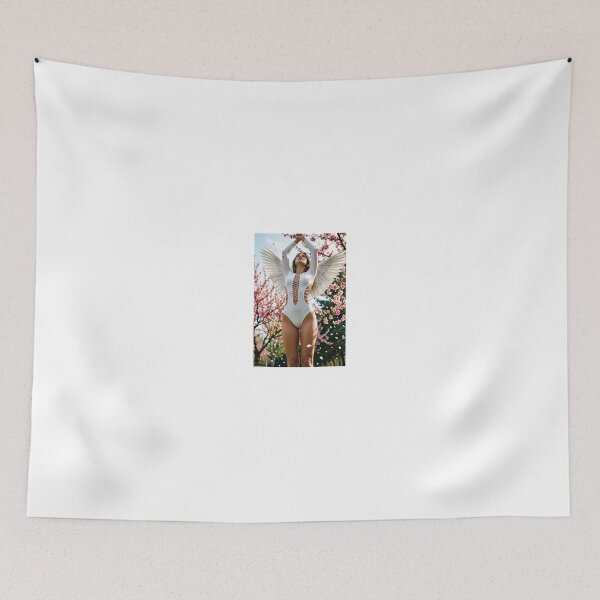 Item preview, White Winged Angel Amidst Peach Blossoms designed and sold by CathryneDelamort.