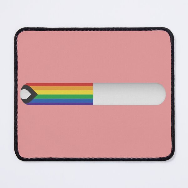 Item preview, Progress Pride Rainbow Loading Bar Minimalist Art designed and sold by rainbowgremlin.