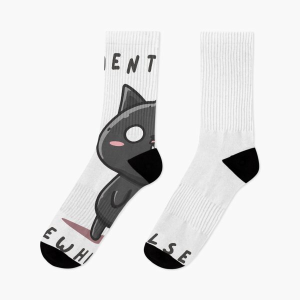 Item preview, Mentally Somewhere Else Funny Black Cat  designed and sold by Region.