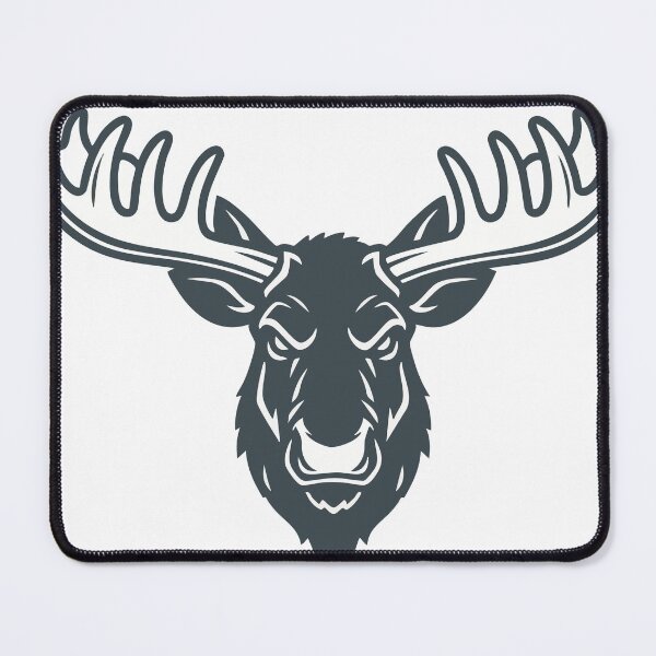 Item preview, Minimalist Moose Logo Mascot Nordic Moose designed and sold by PixelStudioBe.
