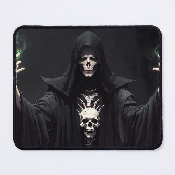 Item preview, Necromancer Lich Dark Fantasy Concept Art designed and sold by MiguelTanavon.