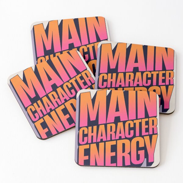 Item preview, Main Character Energy – Bold Typography Collection designed and sold by Bittor18.