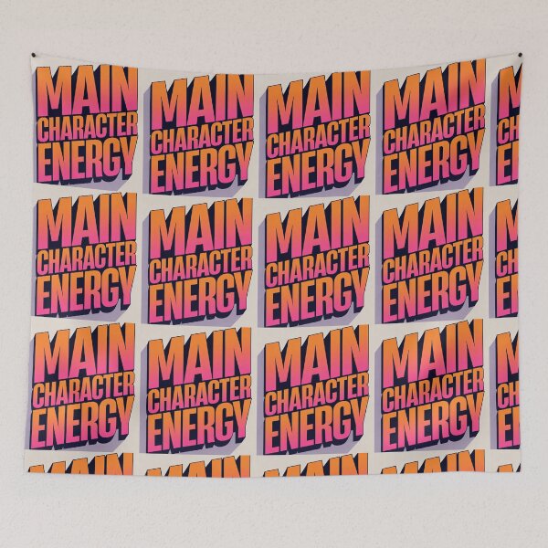 Item preview, Main Character Energy – Bold Typography Collection designed and sold by Bittor18.