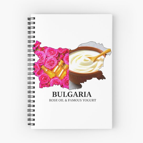 Item preview, Bulgaria Map Rose Oil and Famous Yogurt Heritage Art designed and sold by AbulailArt.