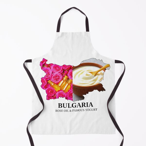 Item preview, Bulgaria Map Rose Oil and Famous Yogurt Heritage Art designed and sold by AbulailArt.
