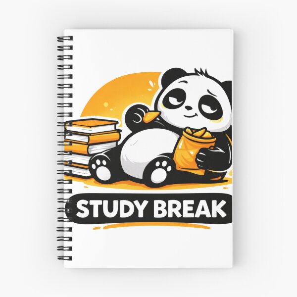 Item preview, Study Break Panda – Cute Student Study Life Sticker designed and sold by snaperos.