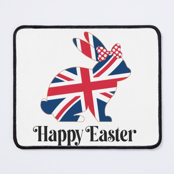 Item preview, Happy Easter UK Bunny – Union Jack Rabbit | Easter Around the World designed and sold by VivoStudio.