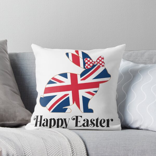 Item preview, Happy Easter UK Bunny – Union Jack Rabbit | Easter Around the World designed and sold by VivoStudio.