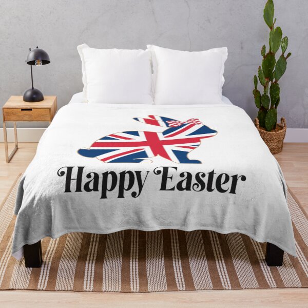 Item preview, Happy Easter UK Bunny – Union Jack Rabbit | Easter Around the World designed and sold by VivoStudio.