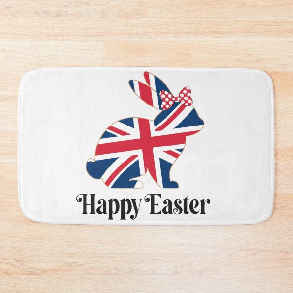 Item preview, Happy Easter UK Bunny – Union Jack Rabbit | Easter Around the World designed and sold by VivoStudio.