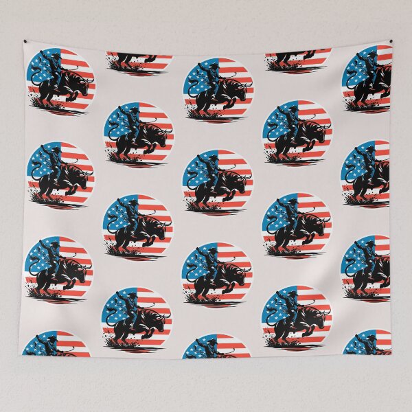 Item preview, American Bull Riding Cowboy Rodeo Texas designed and sold by erozzz.