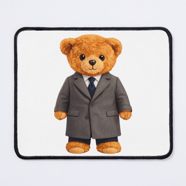 Item preview, Cute Gentleman Teddy Bear in Suit - Dapper Office & Boss Gift ? designed and sold by CuteBear87.