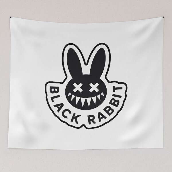 Item preview, Evil Killer Bunny Cartoon Graphic designed and sold by Visual_Vibezzz.