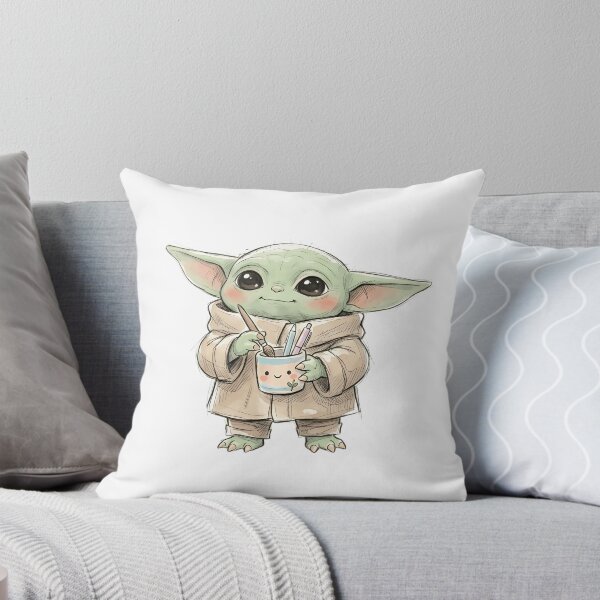 Item preview, BABY YODA WITH CUTE PENCIL HOLDER designed and sold by LIS AND MELIVERSO.