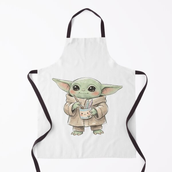 Item preview, BABY YODA WITH CUTE PENCIL HOLDER designed and sold by LIS AND MELIVERSO.