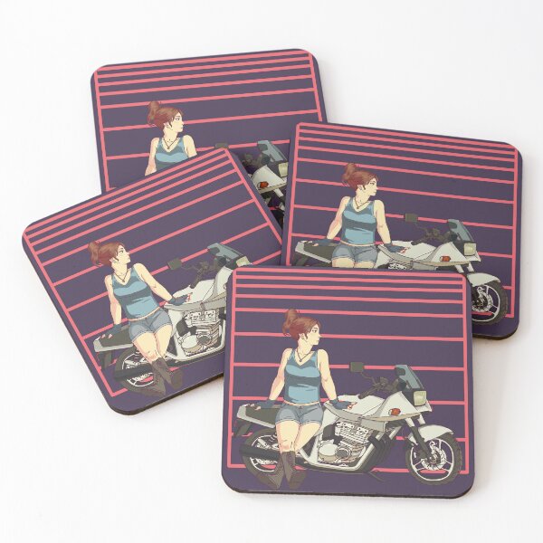 Item preview, girl on a GSX750S designed and sold by JuanAlmeidaArts.