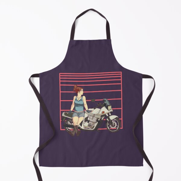 Item preview, girl on a GSX750S designed and sold by JuanAlmeidaArts.