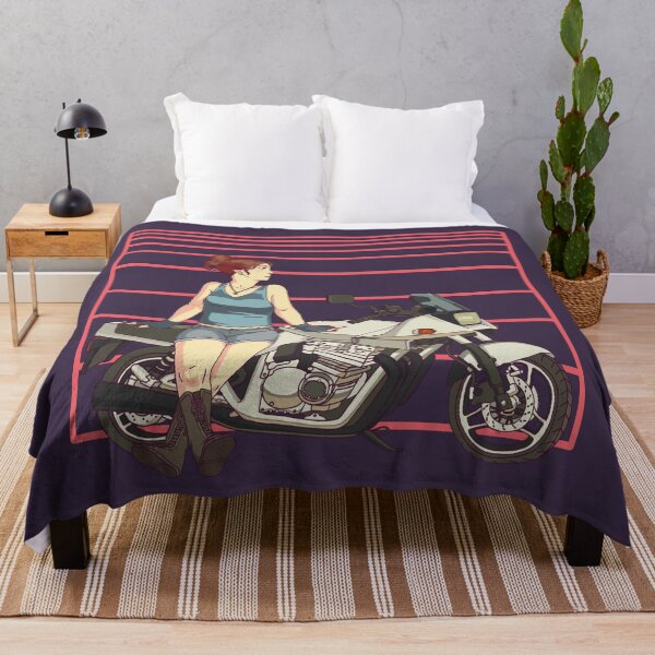 Item preview, girl on a GSX750S designed and sold by JuanAlmeidaArts.