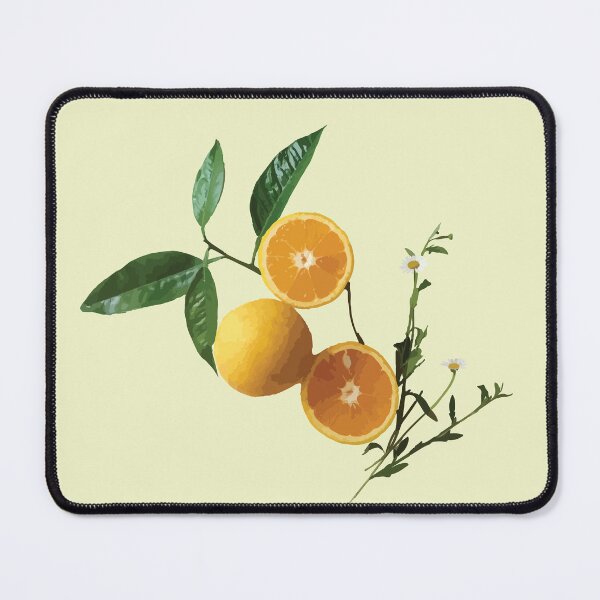 Item preview, Citrus Branch with Oranges and Flowers designed and sold by Arturo Daniel Garcia Palomo.