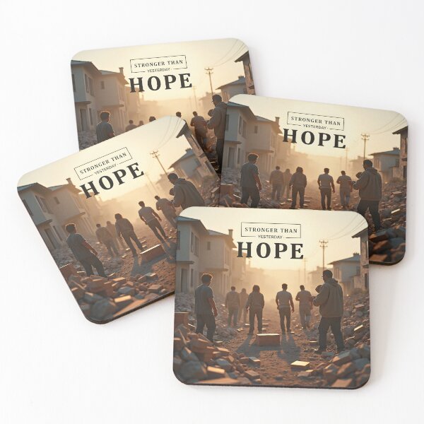 Item preview, "Stronger Than Yesterday — Hope Rebuilds Communities" designed and sold by Creative-RE.