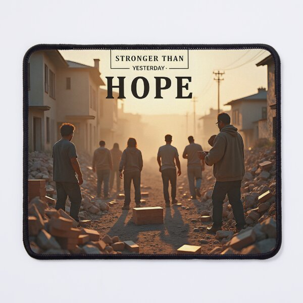 Item preview, "Stronger Than Yesterday — Hope Rebuilds Communities" designed and sold by Creative-RE.