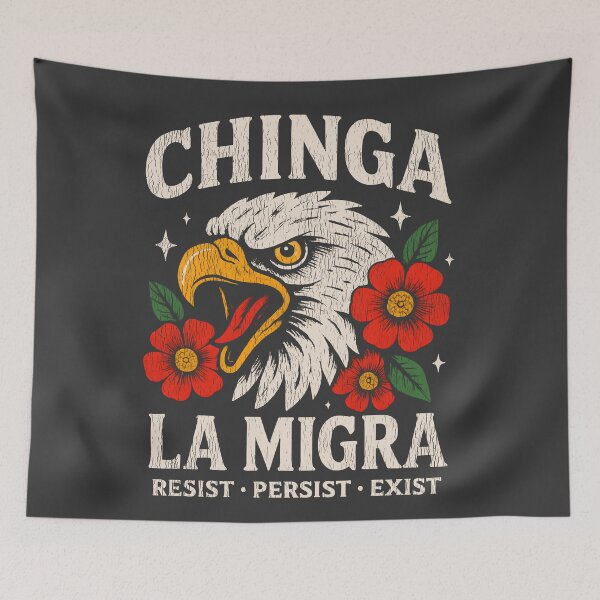 Item preview, Chinga La Migra Dks Worn designed and sold by Alema Art.