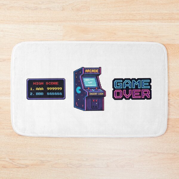 Item preview, Arcade Machine Game Over Retro Gamer Art designed and sold by Monocromo Shop.