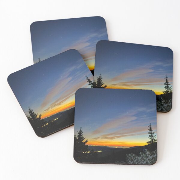 Item preview, Celestial Dawn: Authentic Starry Sunrise over Karkonosze Mountains designed and sold by Kainicram.