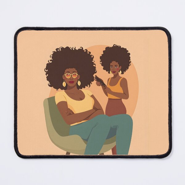 Item preview, Natural Hair Celebration - Afrocentric Black Women Art designed and sold by WowDezign.
