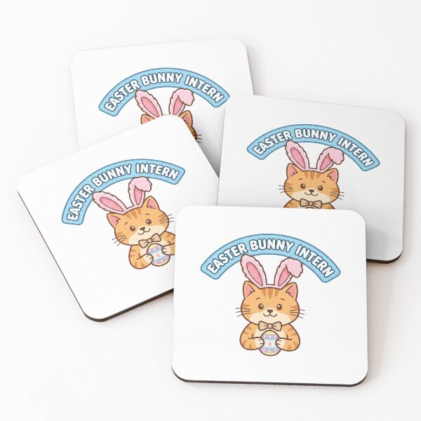 Item preview, Easter Bunny Intern Cute Ginger Cat Egg designed and sold by DigitalAnnaBanana.