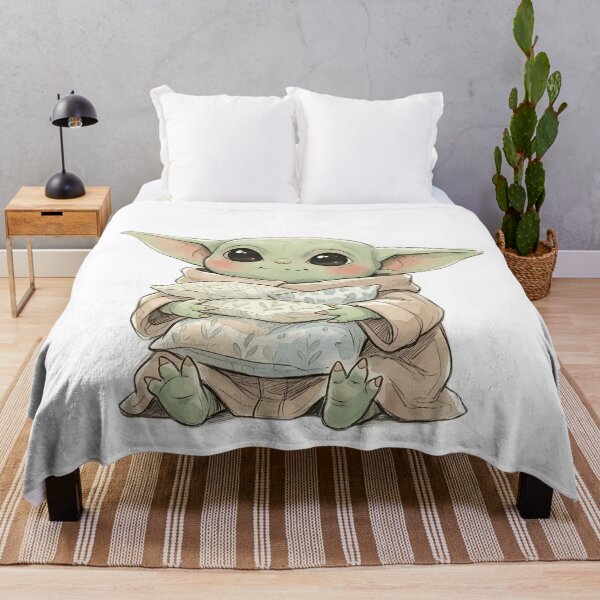Item preview, BABY YODA WITH DECORATIVE PILLOWS designed and sold by LIS AND MELIVERSO.