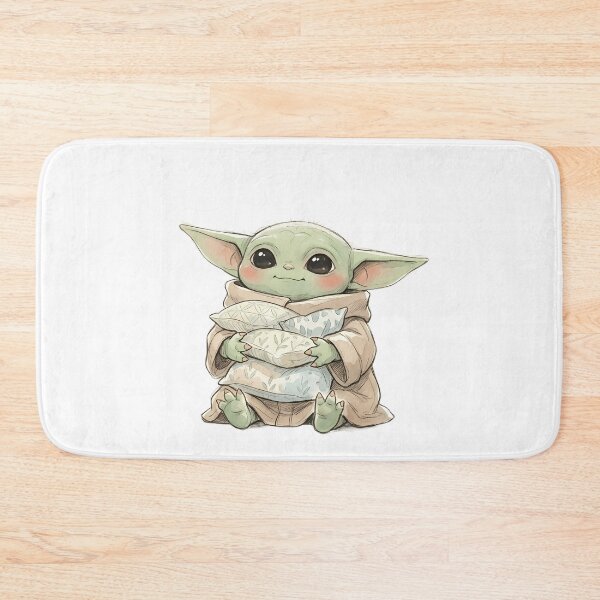 Artikelvorschau, BABY YODA MIT DEKORATIVEN KISSEN entworfen und verkauft von LIS AND MELIVERSO.